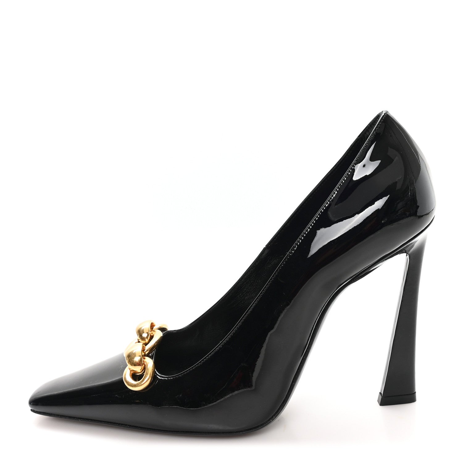 Saint Laurent Patent Silvana 110mm Pumps 37.5 Black 1 of 9