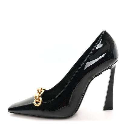 Saint Laurent Patent Silvana 110mm Pumps 37.5 Black 1 of 9