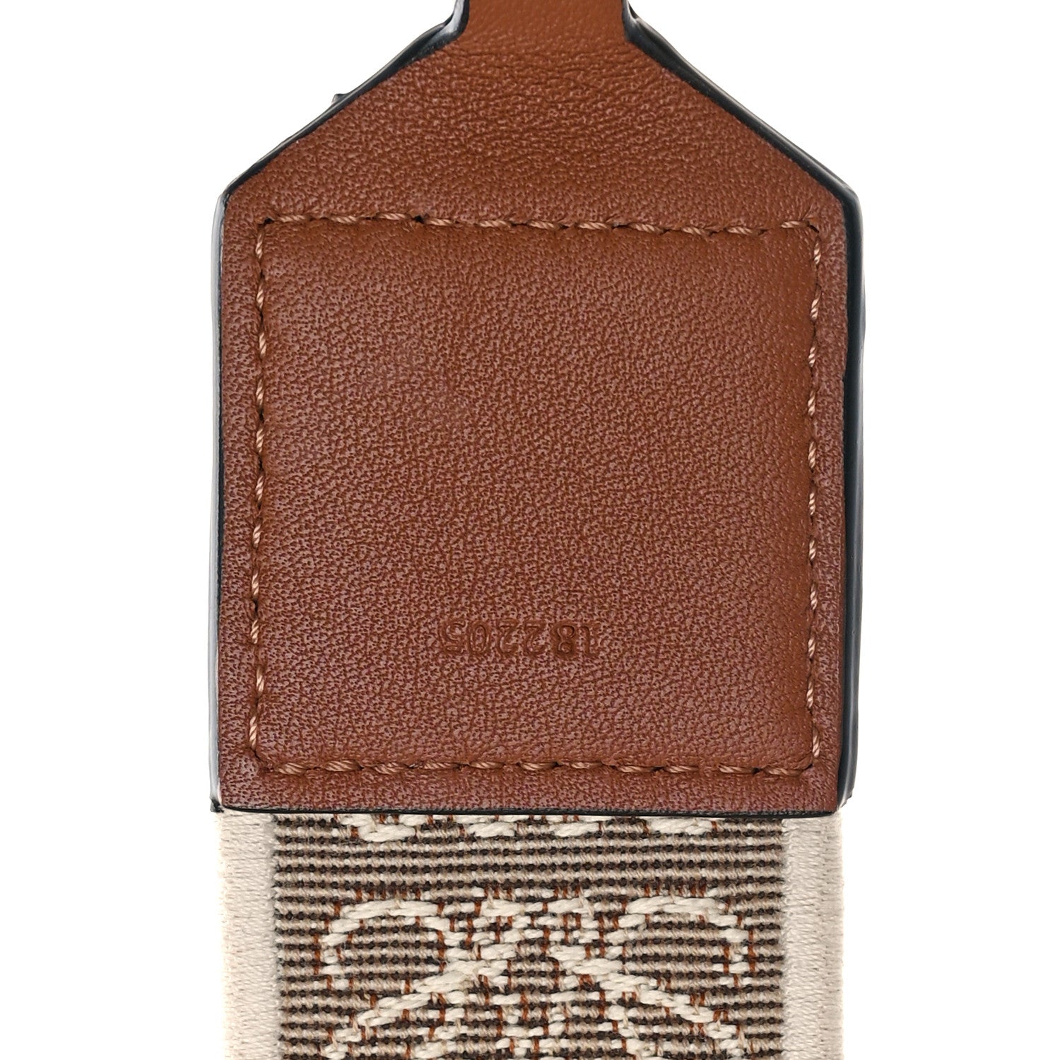 Loewe Calfskin Jacquard Anagram Strap Natural Tan 3 of 5