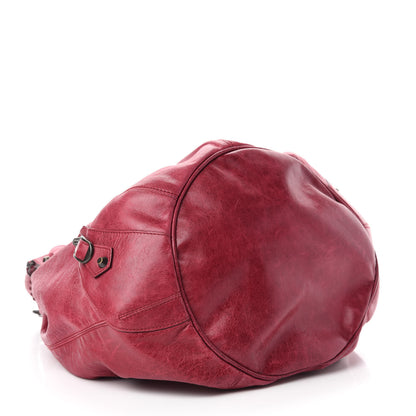 Balenciaga Agneau Classic Hardware Pompon Pourpre 4 of 10