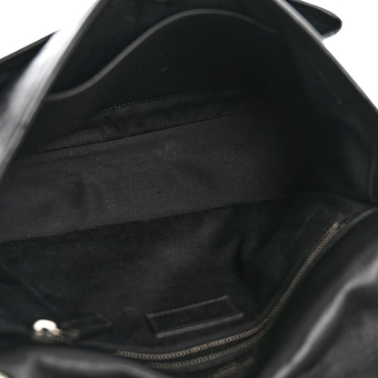 Saint Laurent Crinkled Calfskin Monogram Medium Niki Chain Satchel Black 5 of 13