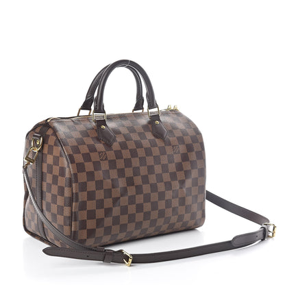 Louis Vuitton Damier Ebene Speedy Bandouliere 30 3 of 10