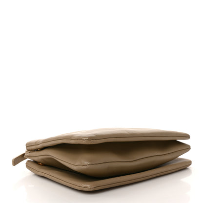 Celine Lambskin Small Trio Crossbody Bag Beige 3 of 13