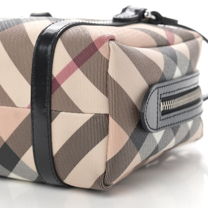 Burberry Nova Check Small Boston Bag Mini Black 11 of 12