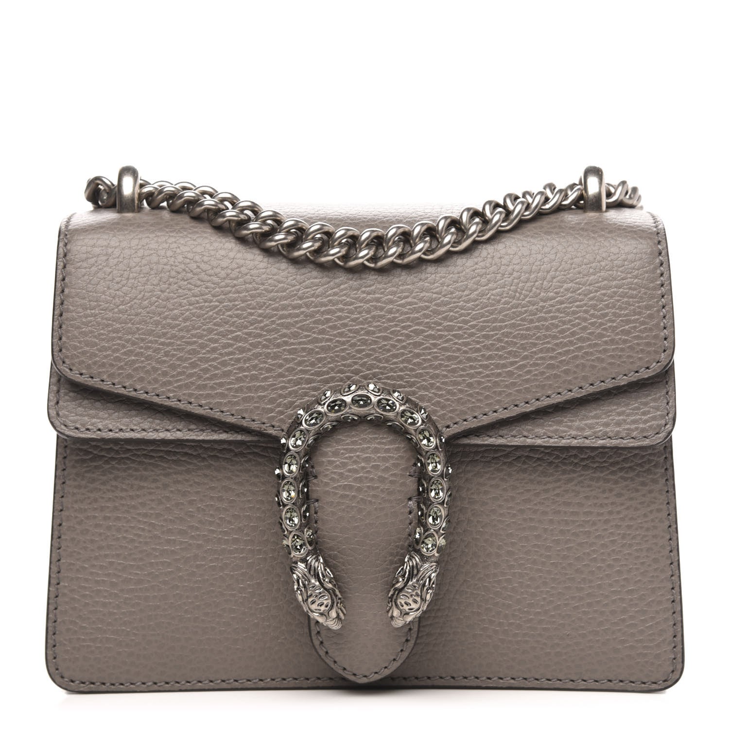 Gucci Calfskin Mini Dionysus Shoulder Bag Dusty Grey 1 of 10