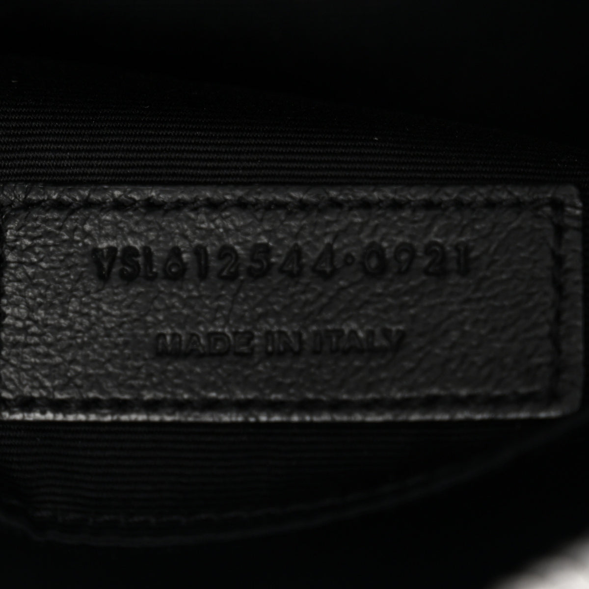 Saint Laurent Calfskin Matelasse Monogram Monochrome Lou Camera Bag Black 7 of 12