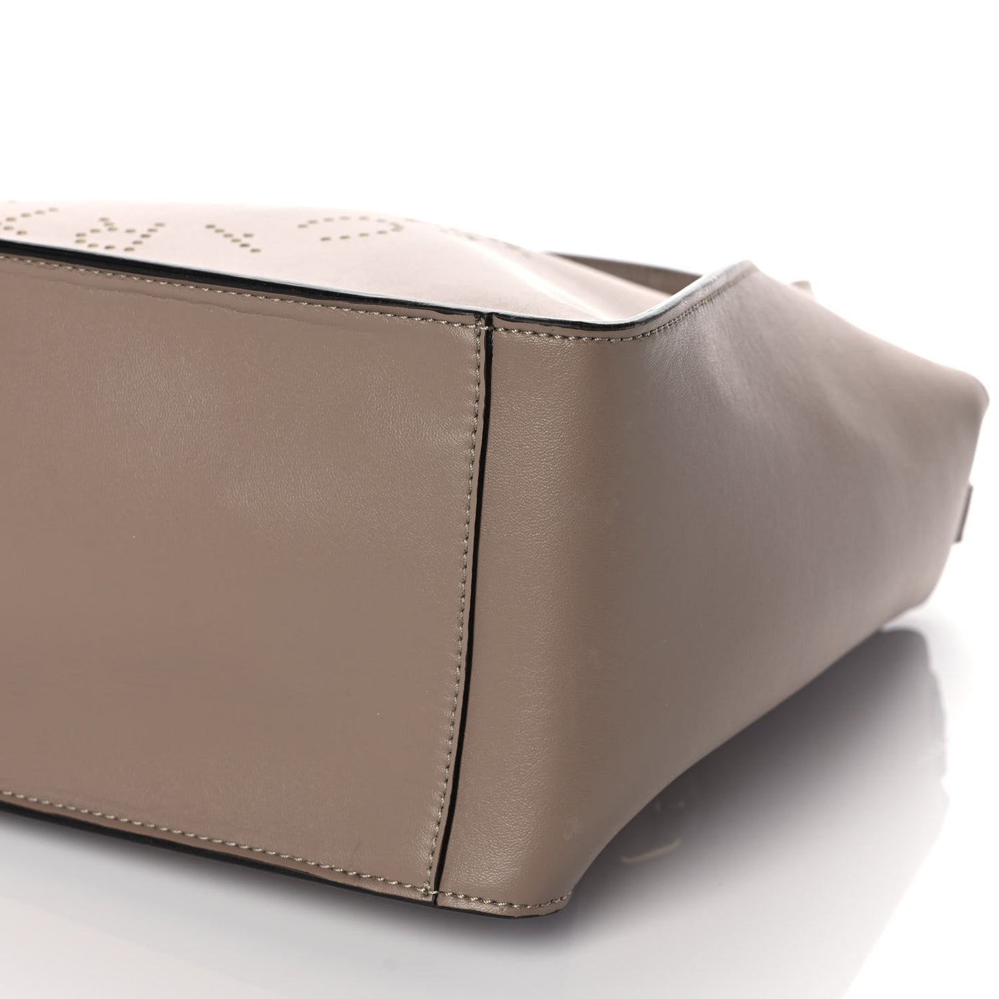 Eco Alter Nappa East West Perforated Tote Moss