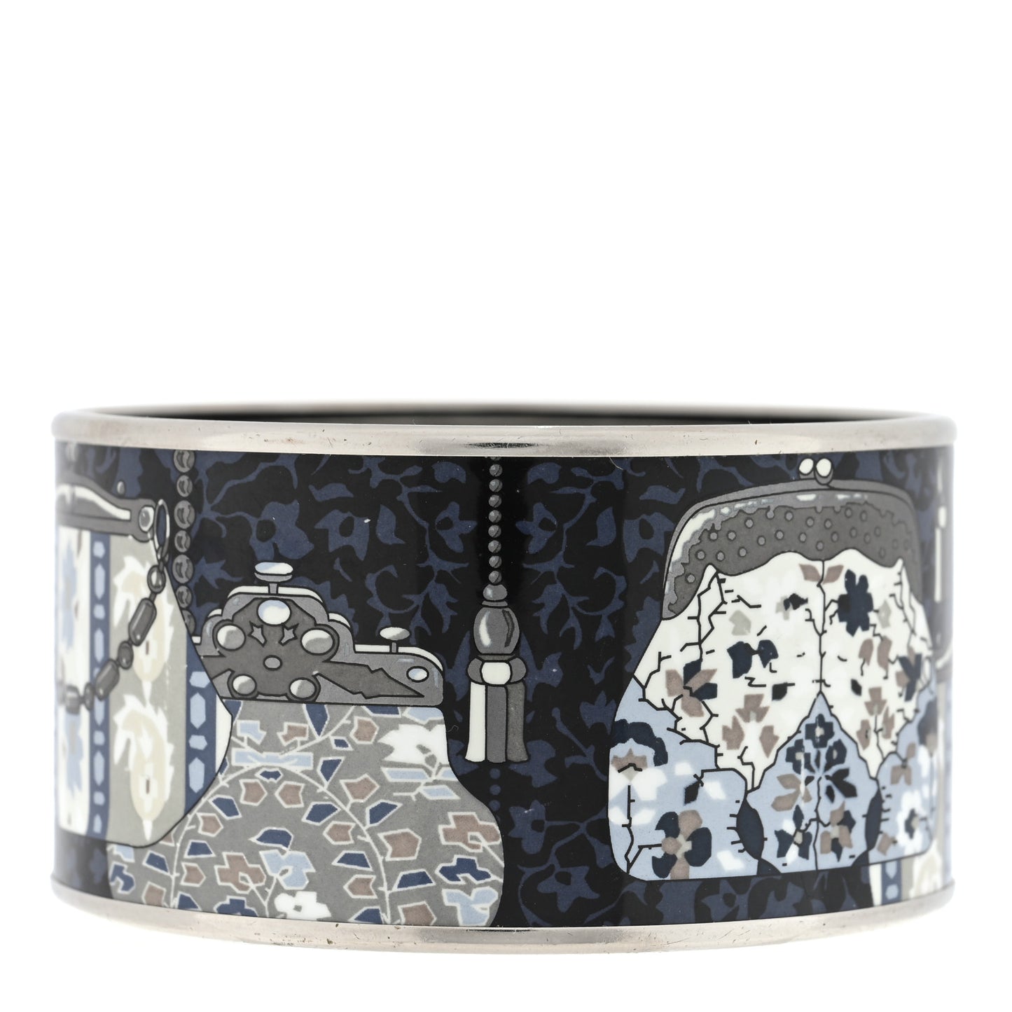 Enamel Printed Cachemire de Tamara Extra Wide Bracelet