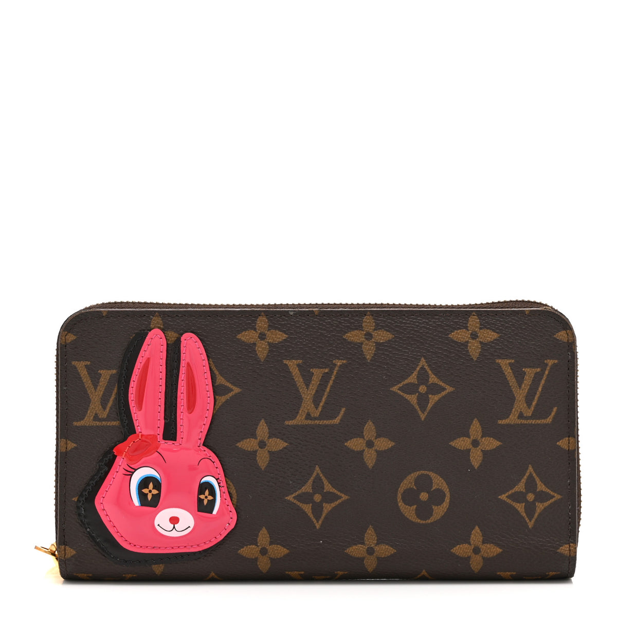 Louis Vuitton LV X SY  Monogram Rabbit Zippy Wallet Pink 1 of 9