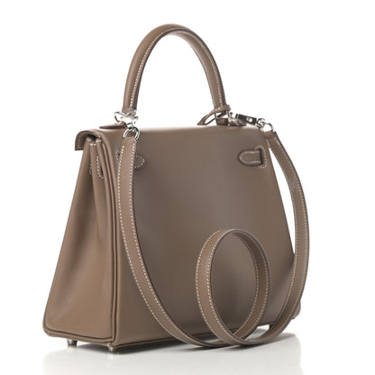 Hermes Swift Kelly Retourne 25 Etoupe 3 of 11