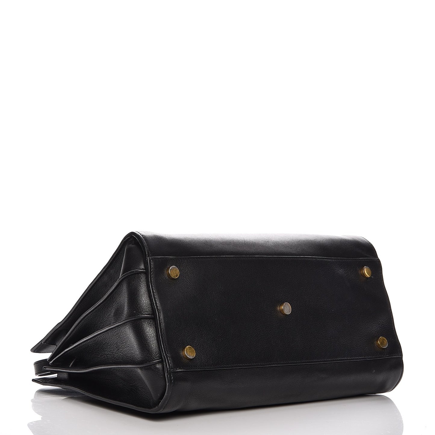 Calfskin Small Sac De Jour Black