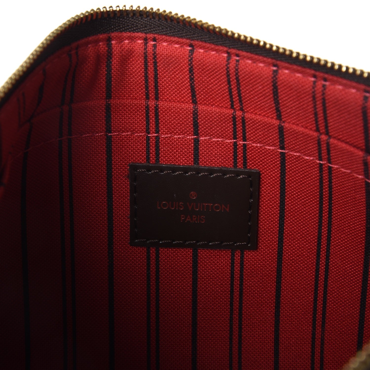 Louis Vuitton Damier Ebene Neverfull MM GM Pochette 6 of 8