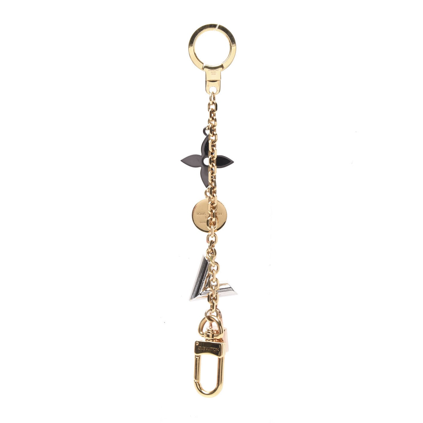 Metal Kaleido V Bag Chain Charm