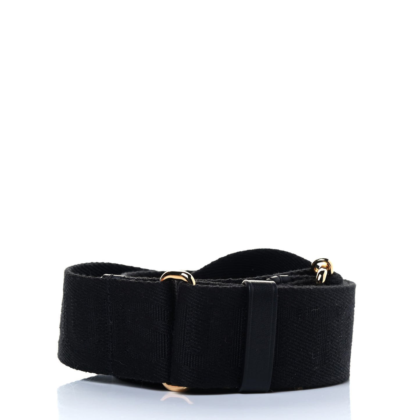 Nylon Petite Malle Souple Shoulder Strap Black