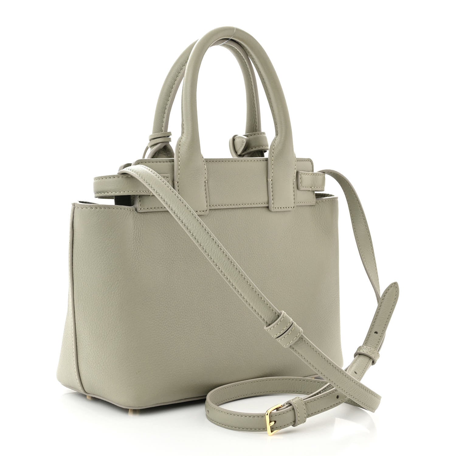 Celine Grained Calfskin Teen Conti Green Clay 3 of 12