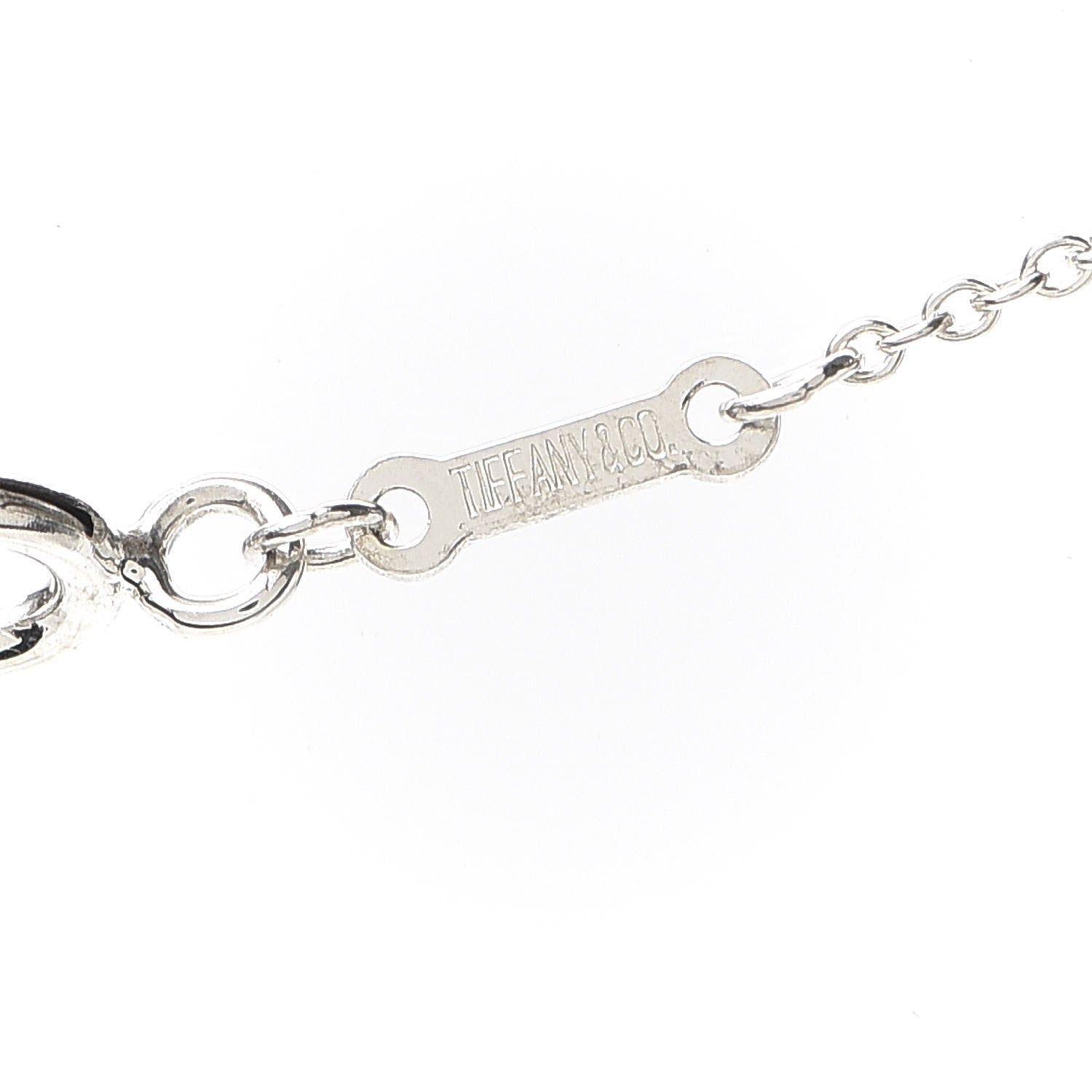Tiffany Sterling Silver Elsa Peretti Letter S Pendant Necklace 5 of 5