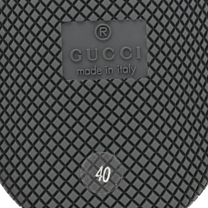 Gucci Calfskin Lame GG Monogram Web Womens Screener Sneakers 40 Blue Silver Dusty Milk Shine Purple 7 of 13