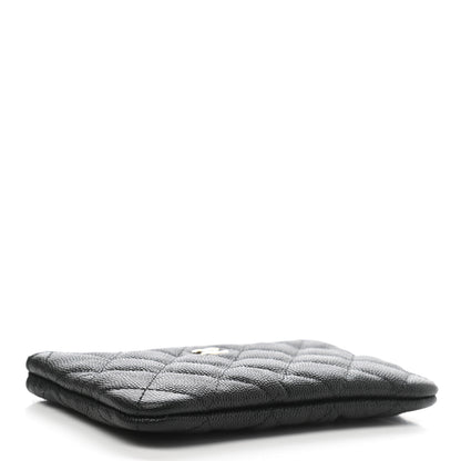 Chanel Caviar Quilted Small Cosmetic Case Black 4 of 9