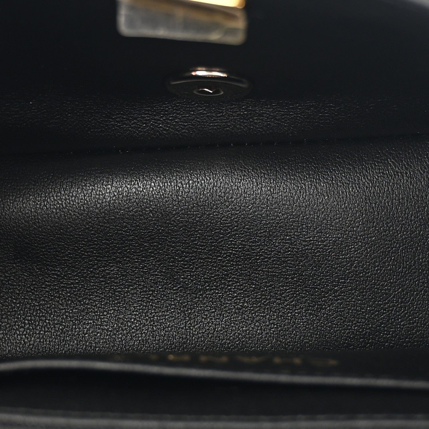 Chanel Lambskin Resin Crystal Square Quilted Mini Monacoco Flap Black 5 of 10