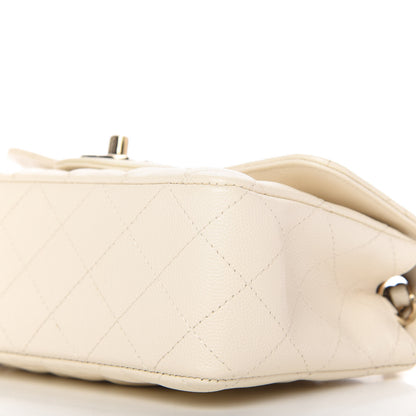 Chanel Caviar Quilted Mini Rectangular Flap White 7 of 11