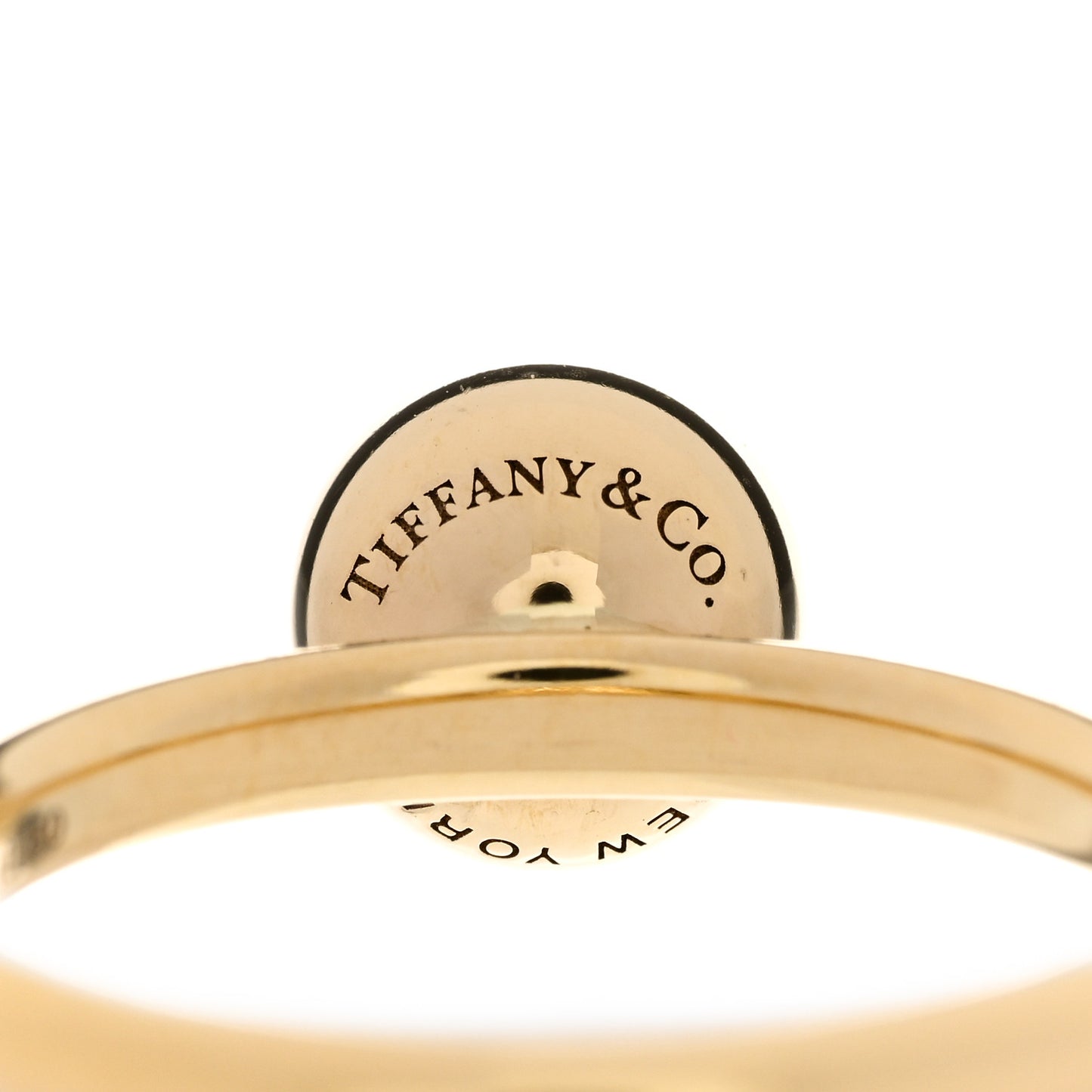 18K Yellow Gold 8mm HardWear Ball Ring 52 6