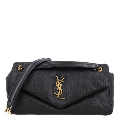 Saint Laurent Plunged Lambskin Calypso Black 1 of 11