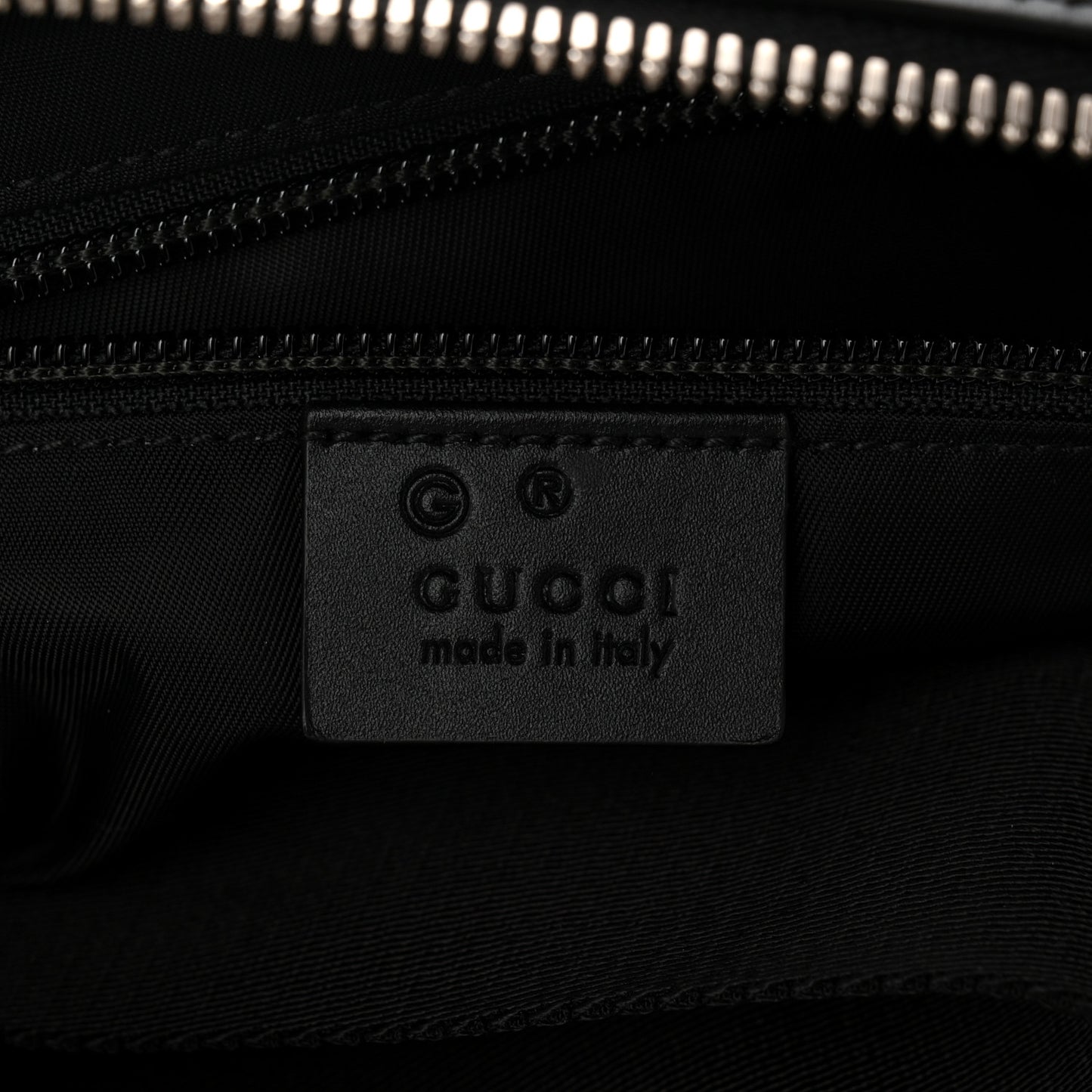 Techno Canvas Web Top Handle Shoulder Bag Black