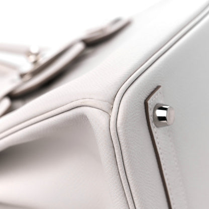 Hermes Epsom Birkin 30 Gris Pale 8 of 12