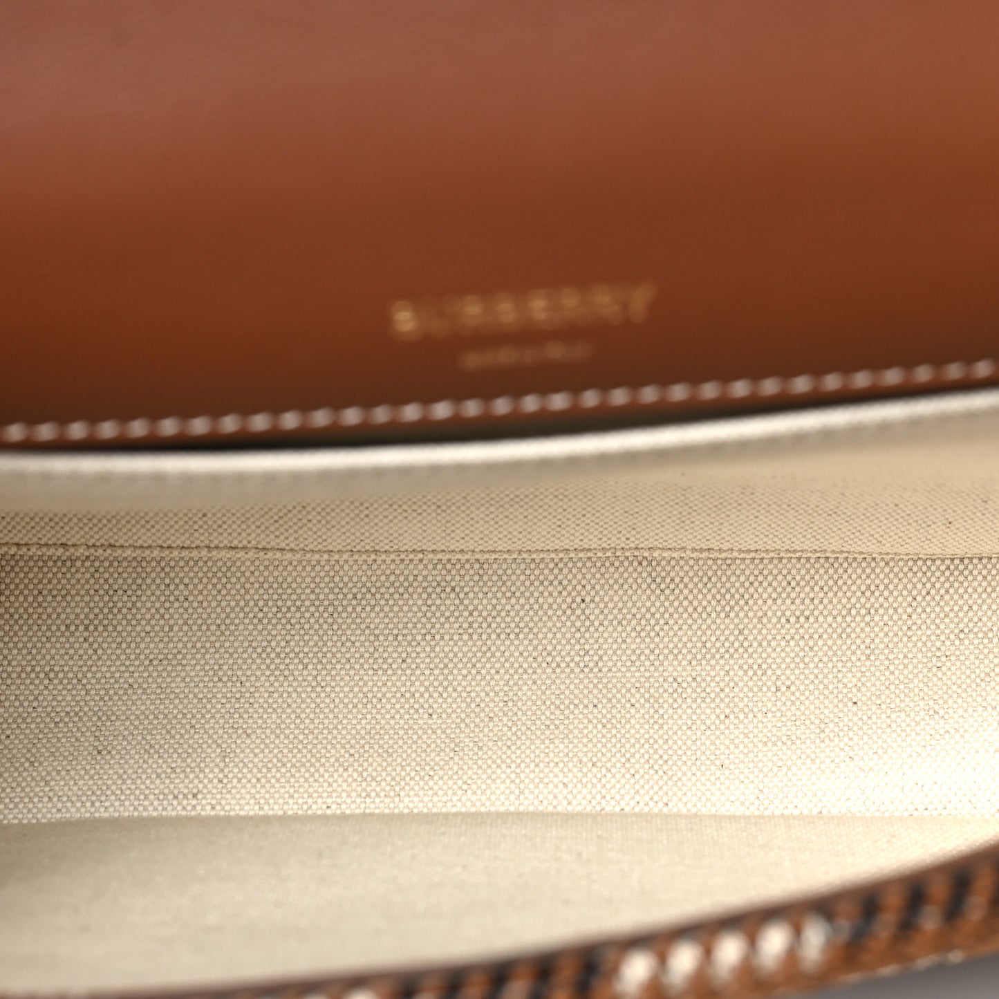 Calfskin Knit Check Small Lola Bag Dark Birch Brown