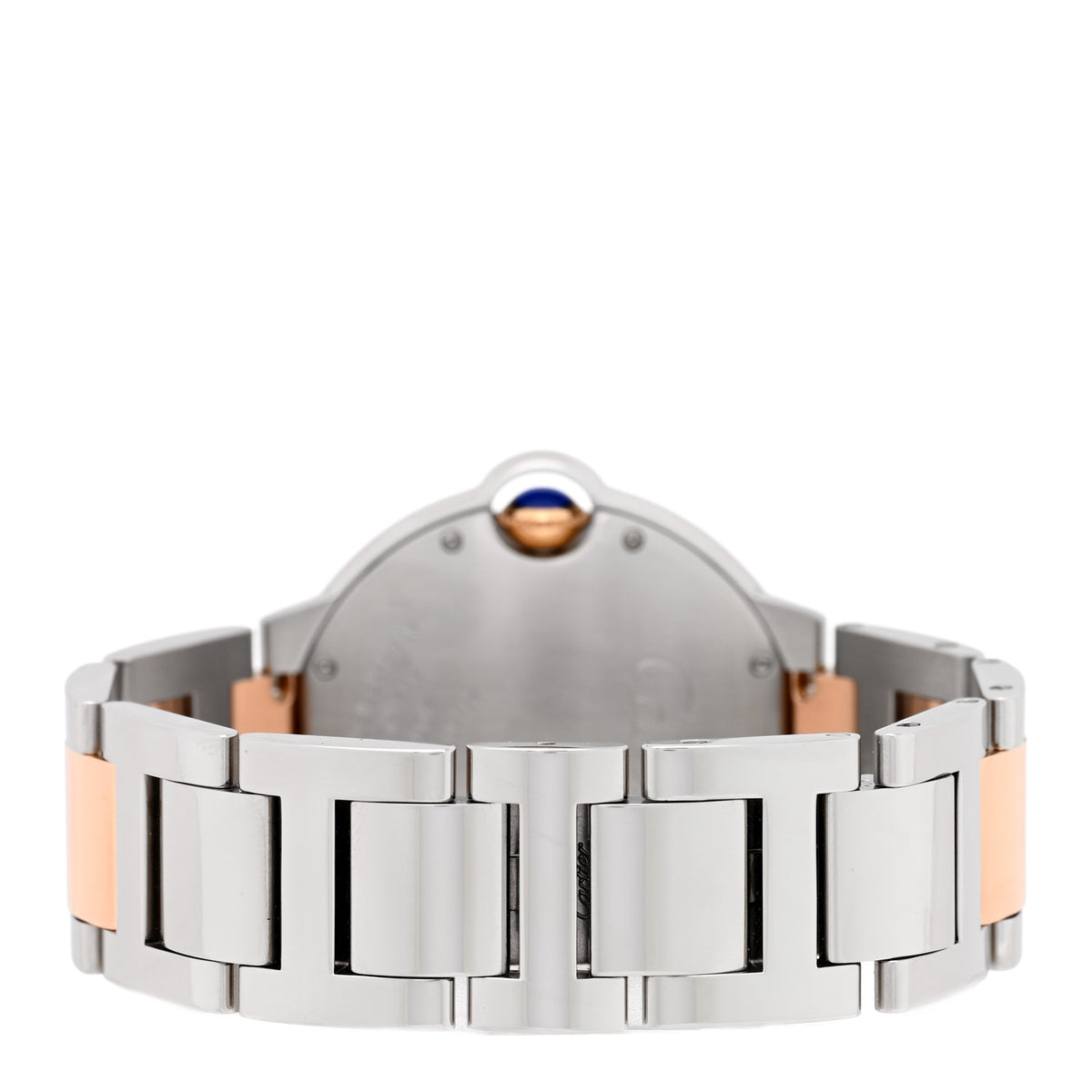 Cartier Stainless Steel 18K Yellow Gold Pink Mother of Pearl 36mm Ballon Bleu De Cartier Automatic Watch 3 of 4