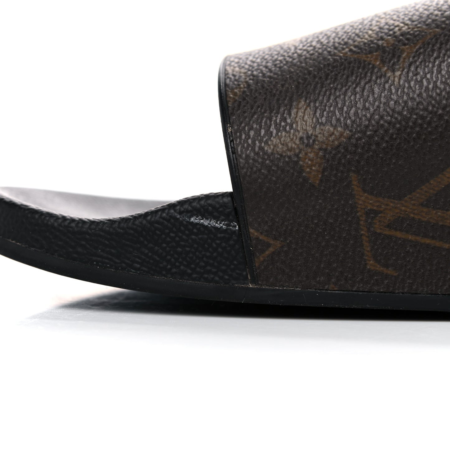 Rubber Monogram Mens Waterfront Mules 8.5 Macassar