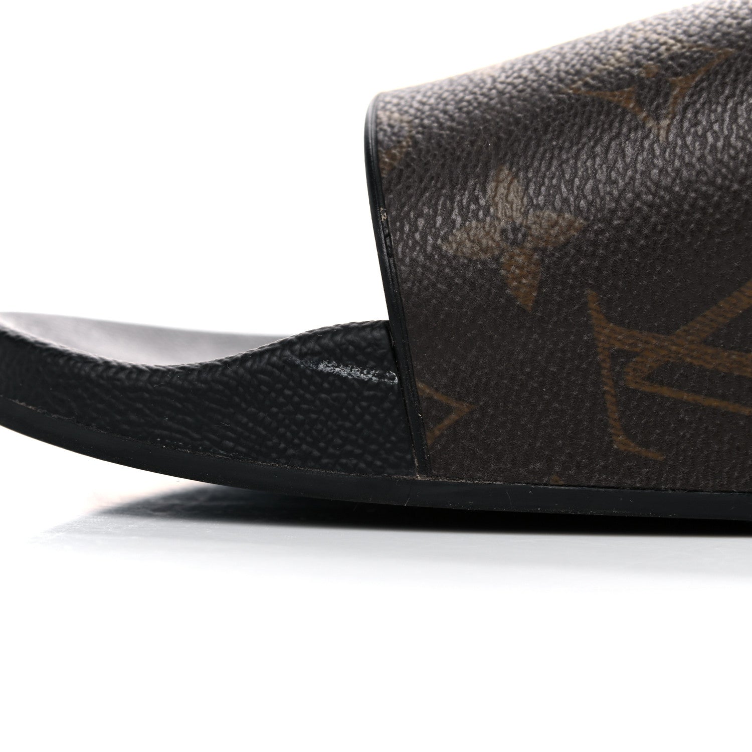 Louis Vuitton Rubber Monogram Mens Waterfront Mules 8.5 Macassar 14 of 16