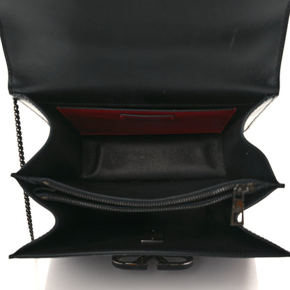 Valentino Garavani X UNDERCOVER Smooth Calfskin Rose Print VSling Shoulder Bag Black 5 of 9