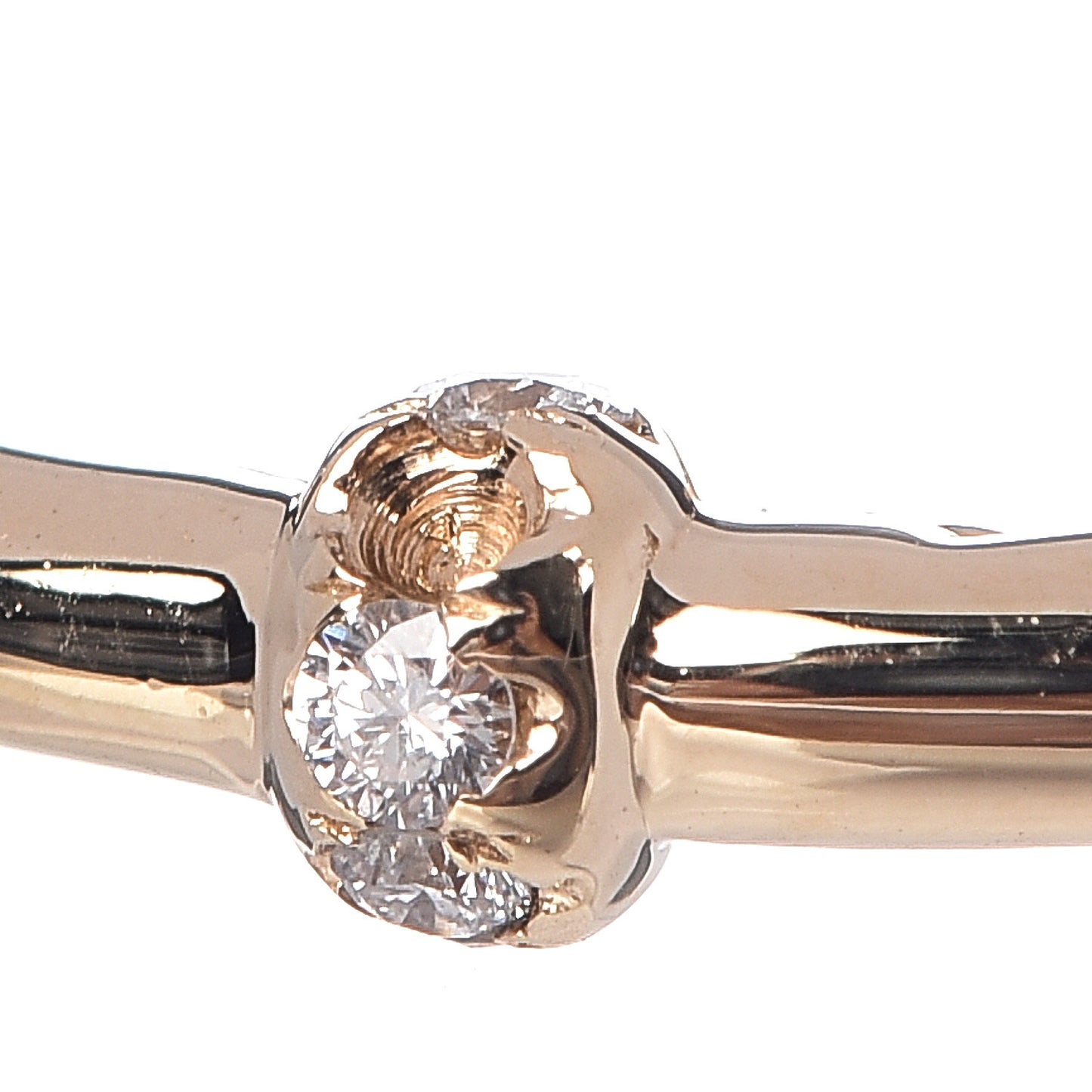 18K Yellow Gold Diamond 1.7mm Astor Single Row Ring 53 6.5