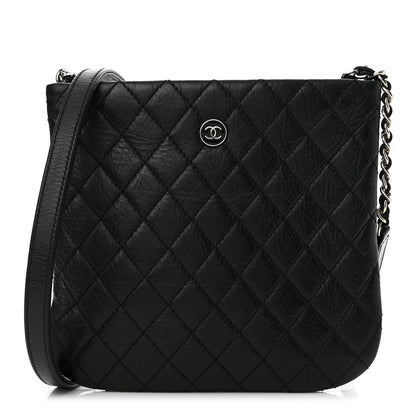 Chanel Aged Calfskin Quilted Crossbody Bag Black 1 of 12