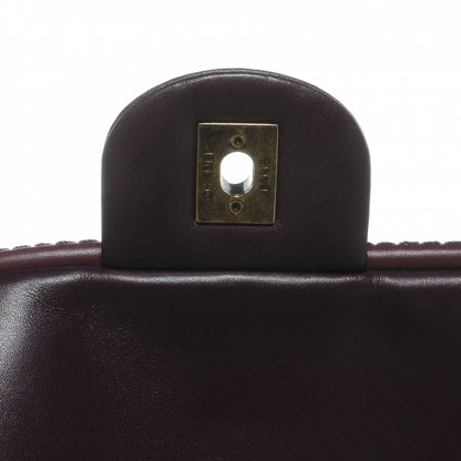 Chanel Calfskin Quilted Stitch Flap Plum 5 of 8