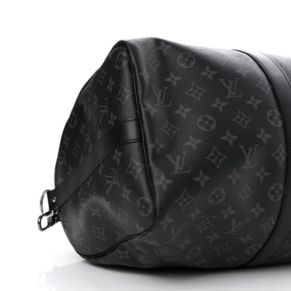 Louis Vuitton Monogram Eclipse Keepall Bandouliere 45 9 of 11