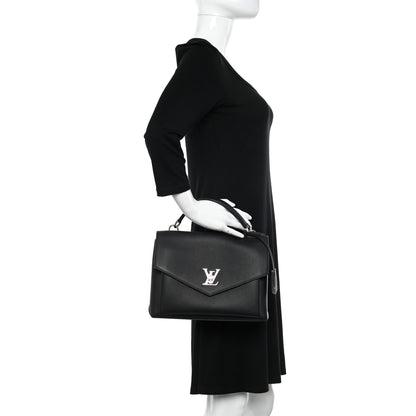 Louis Vuitton Soft Calfskin My Lockme Top Handle Black 2 of 10