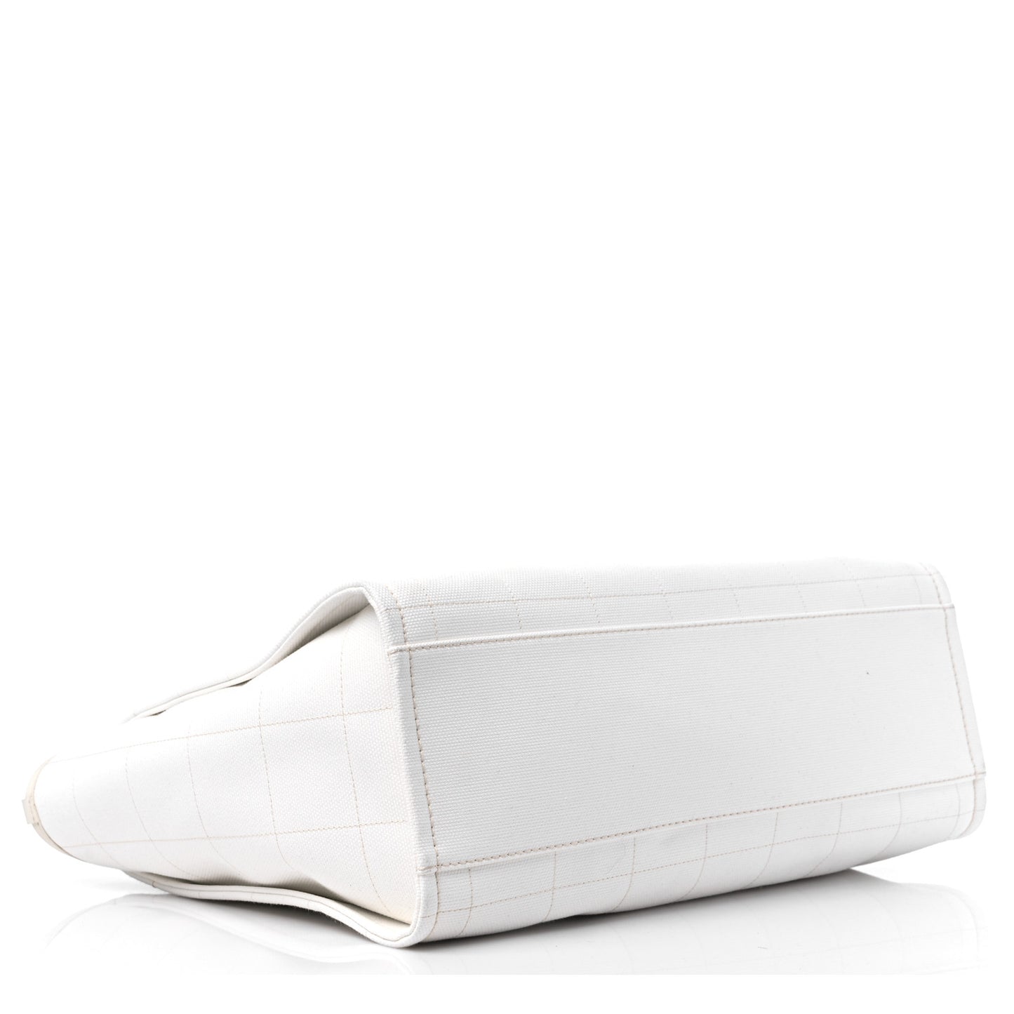Cotton Large Deauville Tote White