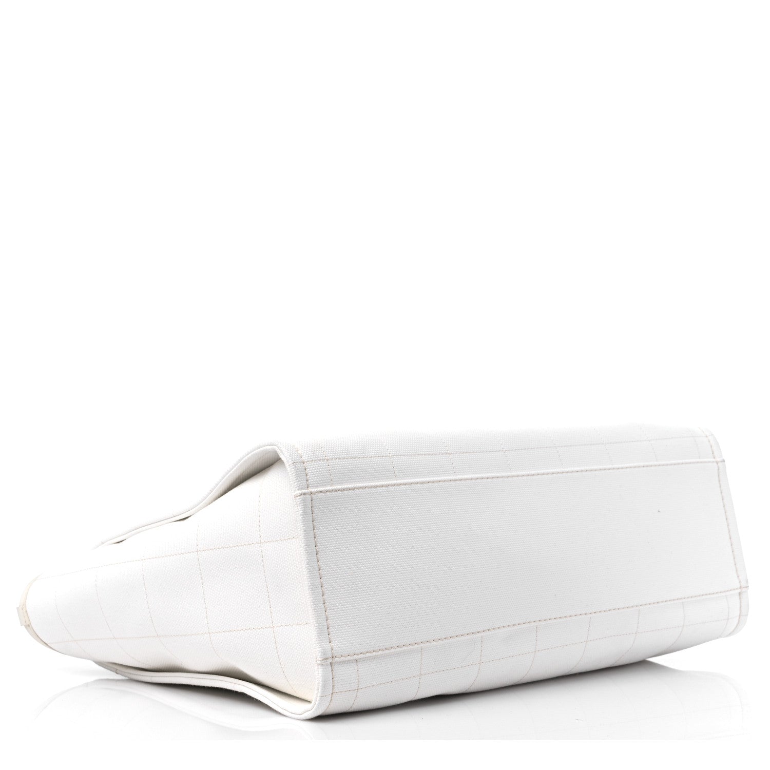 Chanel Cotton Large Deauville Tote White 5 of 13