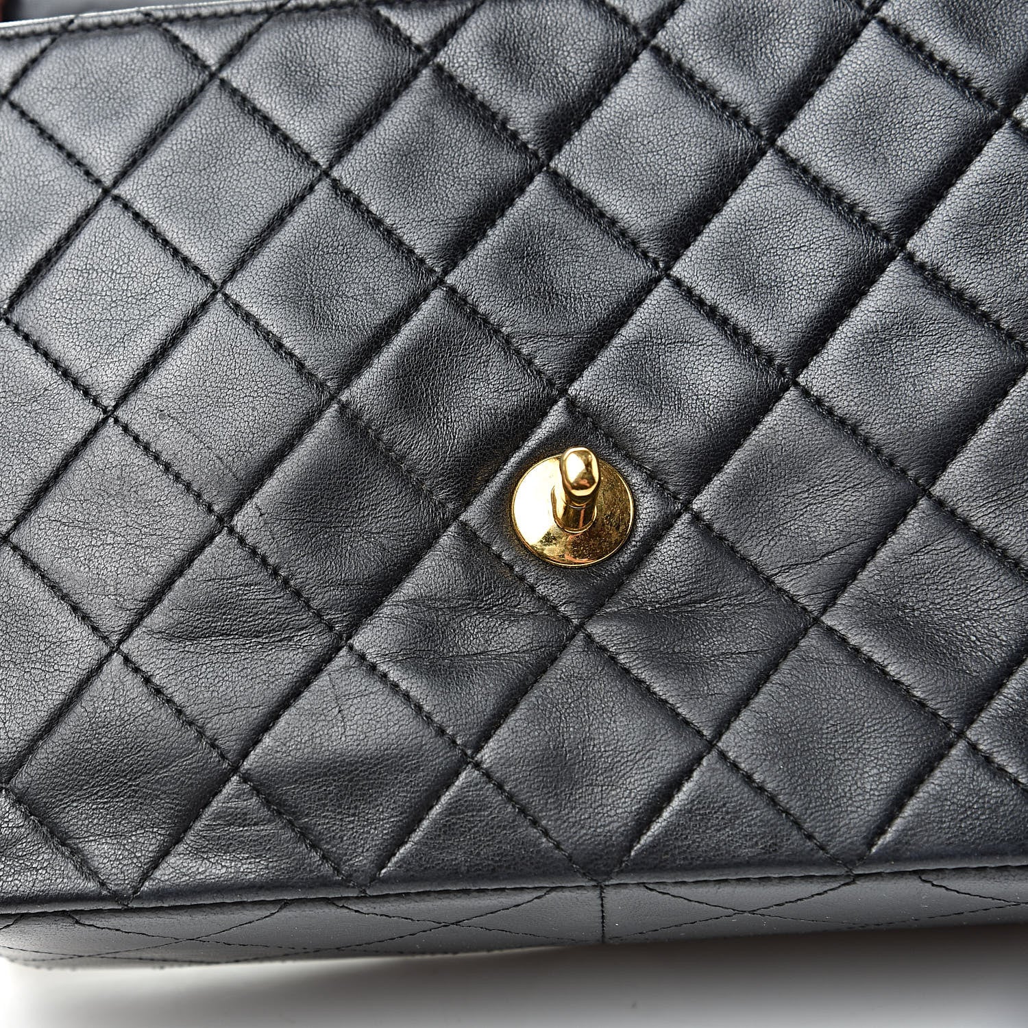 Chanel Lambskin Quilted Mini Square Flap Bag Black 13 of 15