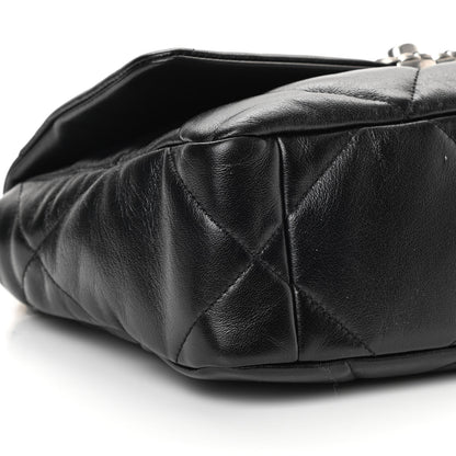 Chanel Lambskin Quilted Medium Chanel 19 Flap Black 9 of 13