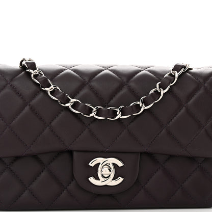 Chanel Lambskin Quilted Mini Rectangular Flap Dark Purple 11 of 11