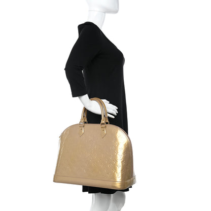 Louis Vuitton Vernis Alma GM Beige Poudre 2 of 12