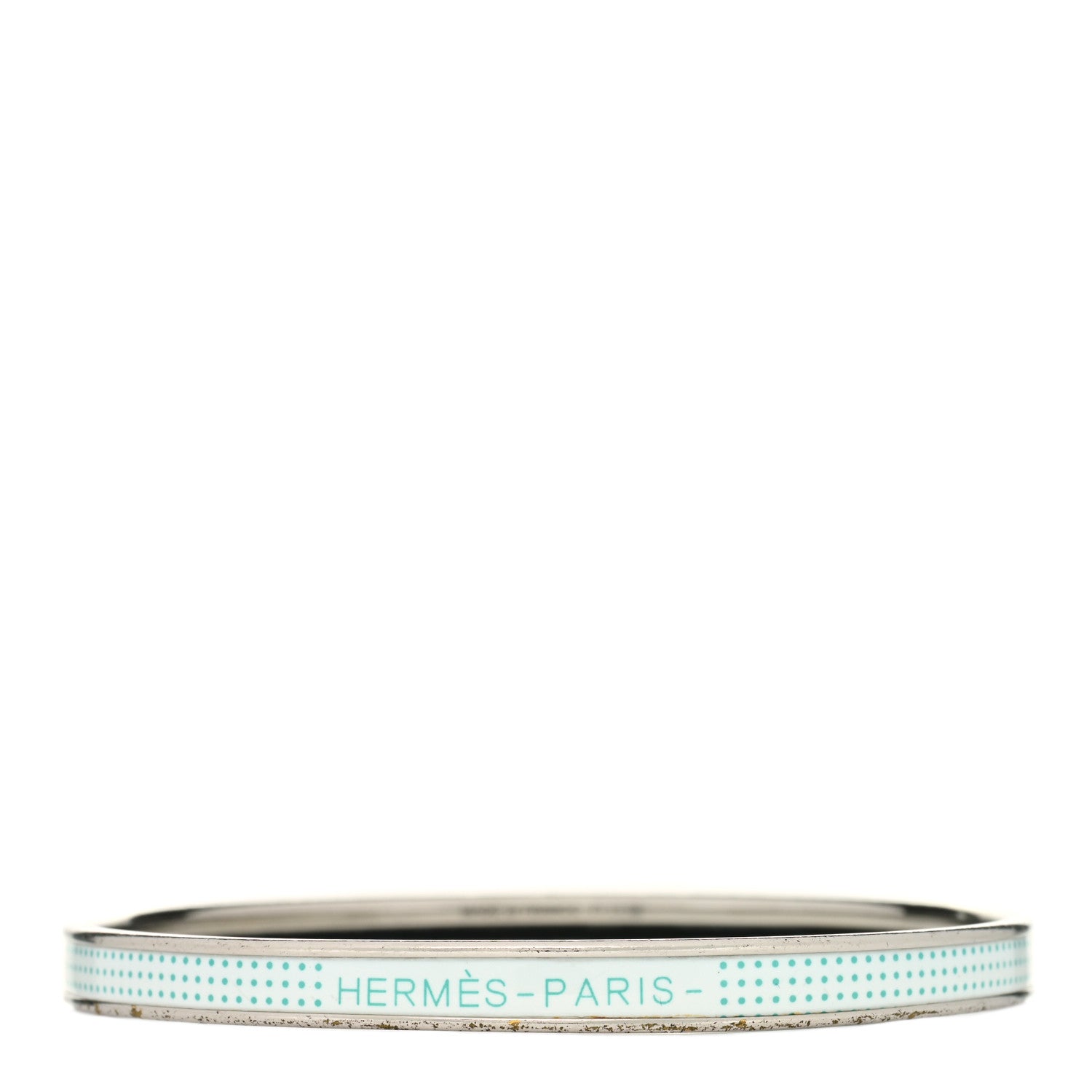 Hermes Enamel Printed Dot Pop Extra Narrow Bracelet 65 Miami 1 of 5