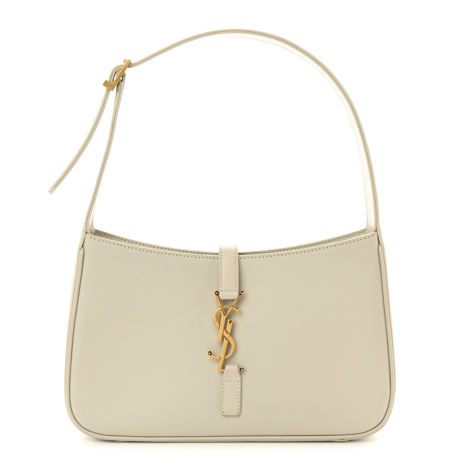Saint Laurent Smooth Calfskin Le 5 A 7 Hobo Blanc Vintage 1 of 9