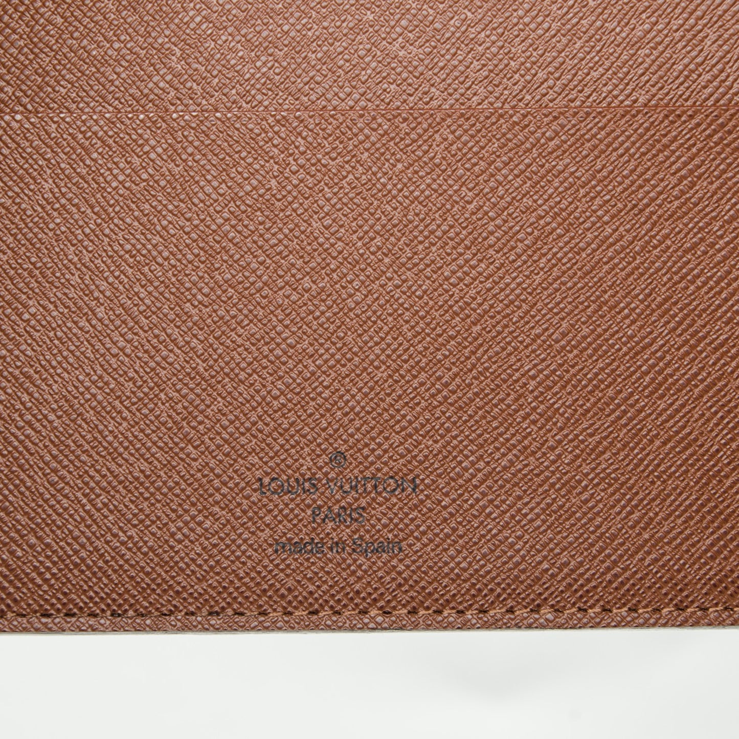 Monogram Desk Agenda Cover