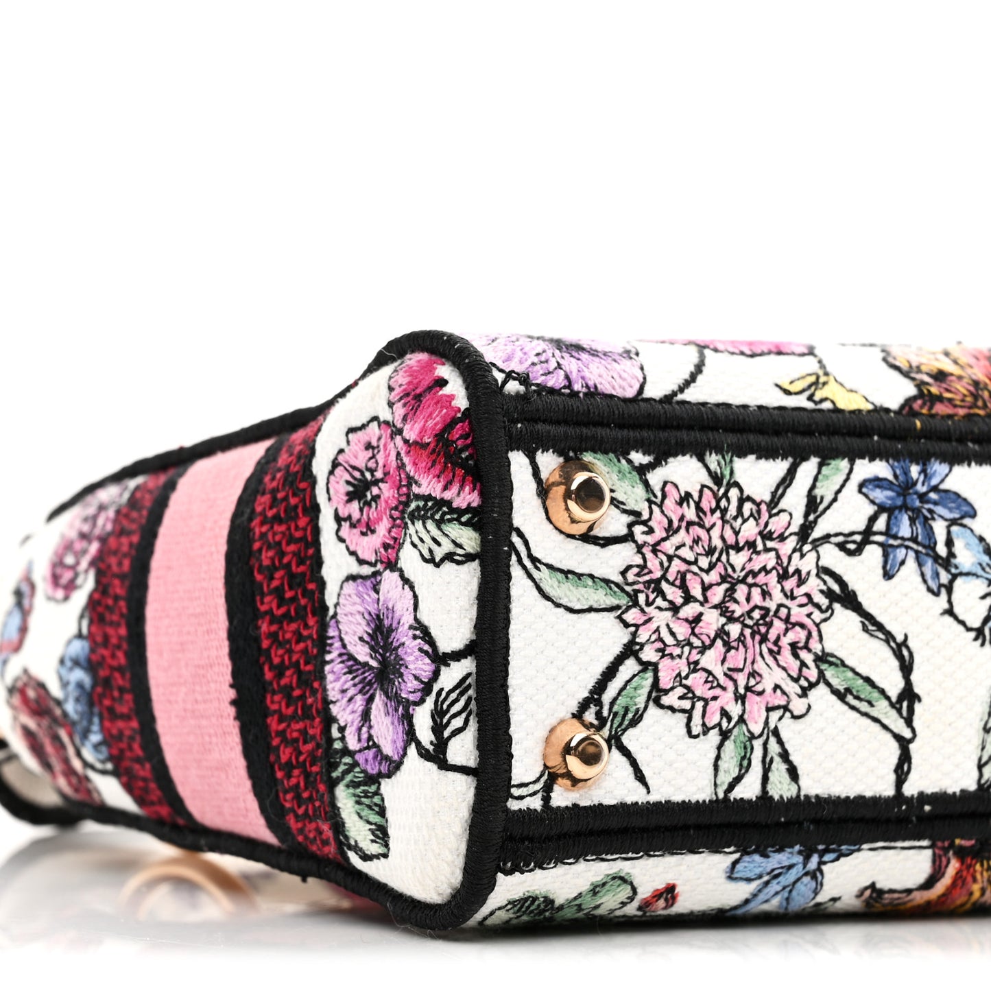 Canvas Florilegio Embroidered Mini Lady D-Lite White Multicolor