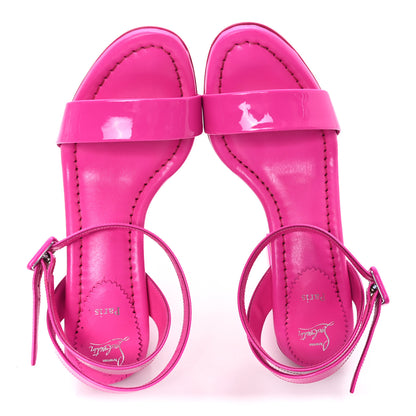 Christian Louboutin Patent Miss Sabina 85 Sandals 36 Bolerose 2 of 9