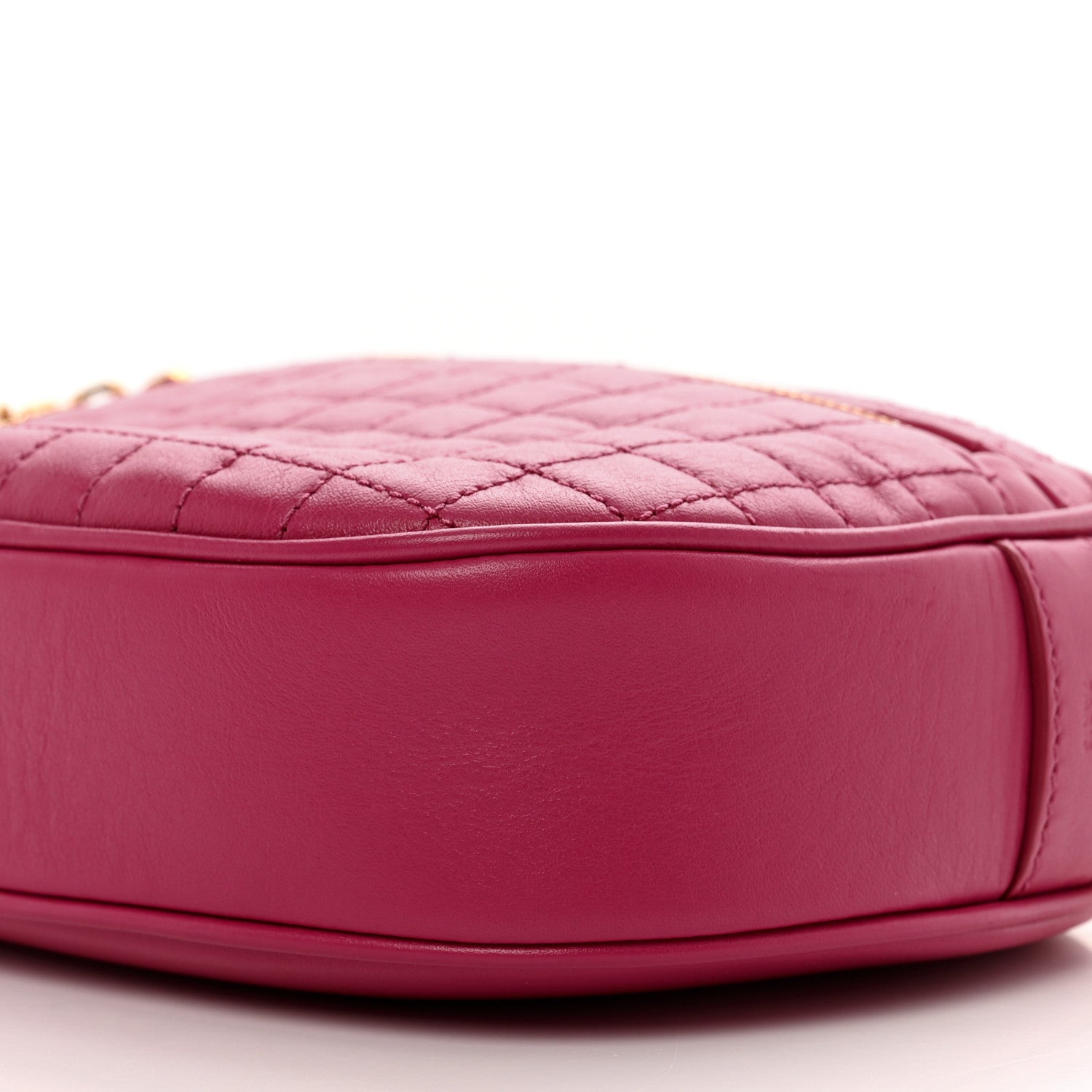 Celine Calfskin Quilted Small C Charm Bag Pink 9 of 9